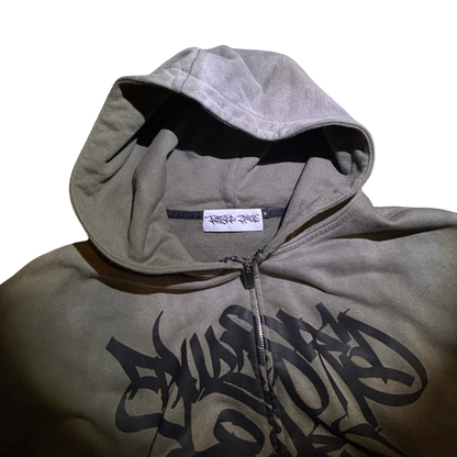 GRAFFITI LOGO ZIP UP