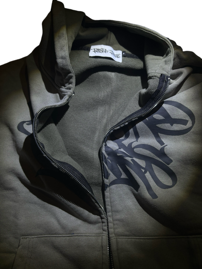 GRAFFITI LOGO ZIP UP