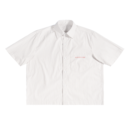 Oversized Vertical Stripe Boxy Shirt