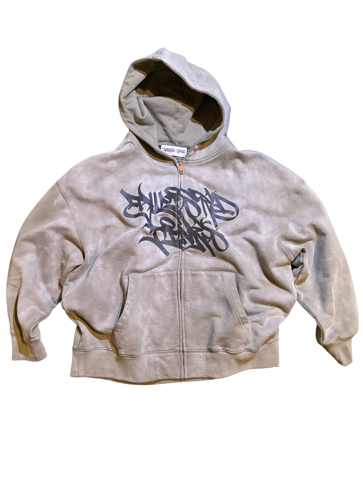 GRAFFITI LOGO ZIP UP